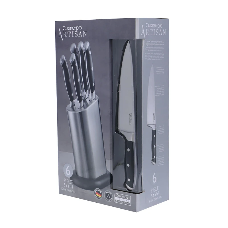 Artisan Stahl Knife Block 6-Piece