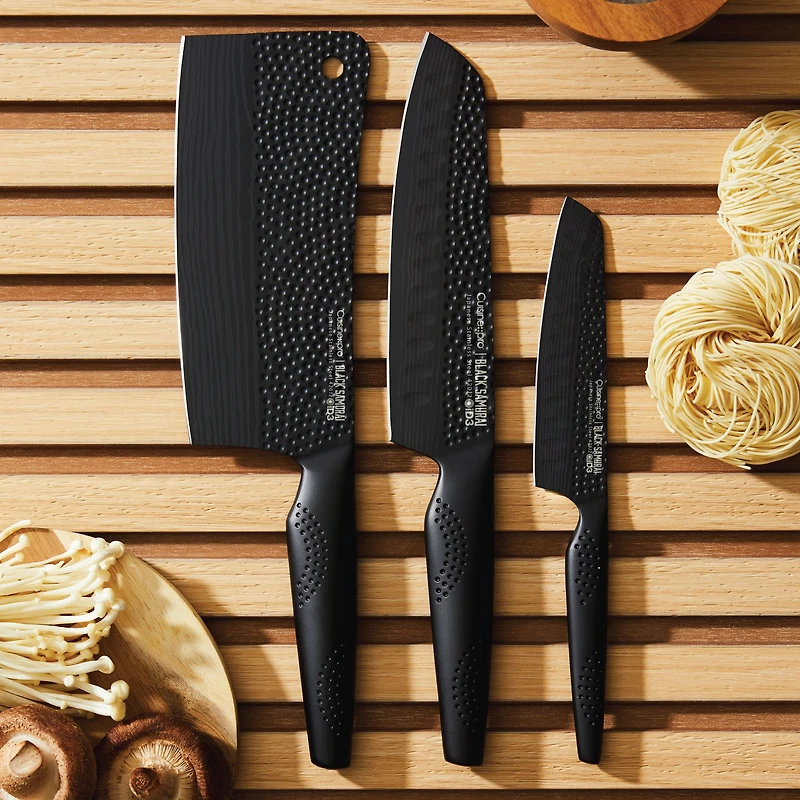 iD3 Black Samurai Ultimate Knife, Set of 3