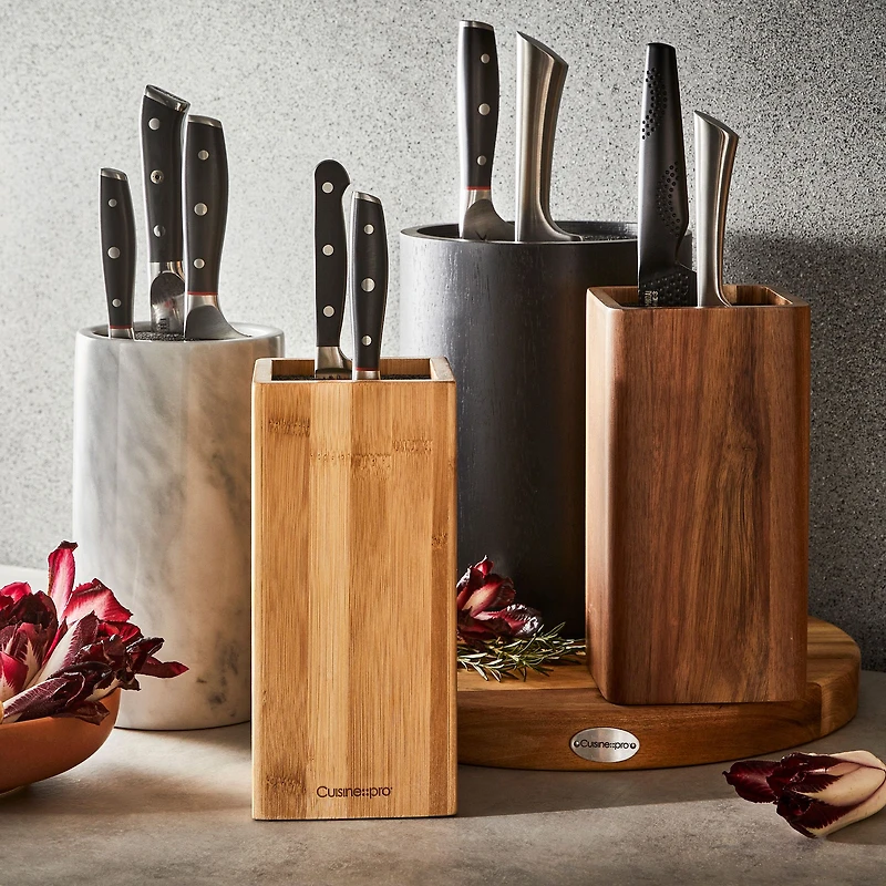Universal Steak Knife Block Acacia