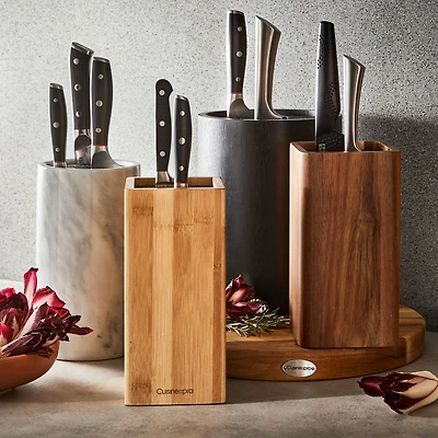 Universal Steak Knife Block Acacia