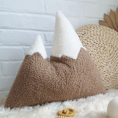 Mountain Pillow - Brown