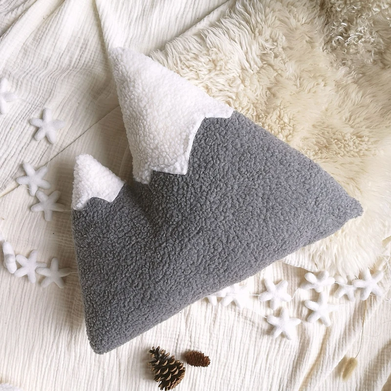 Mountain Pillow - Grey