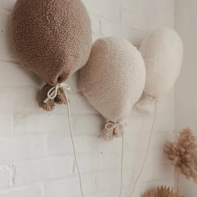 Ballons, ensemble de 3 - Ecru, Beige et Moka