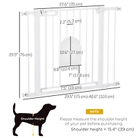 Barrière de sécurité pour animaux 29,5 po-40,5 po