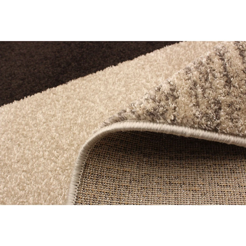 Luxor Grey/Red Rug