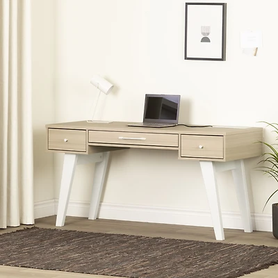 South Shore Furniture Helsy Computer Desk with Power Bar