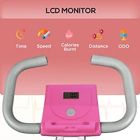 Vélo d’exercice pliable avec selle ajustable