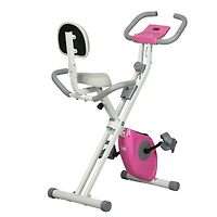 Foldable Exercise Bike with Adjustable Seat Height