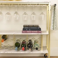 Maliza Bar Cart With Wine Rack