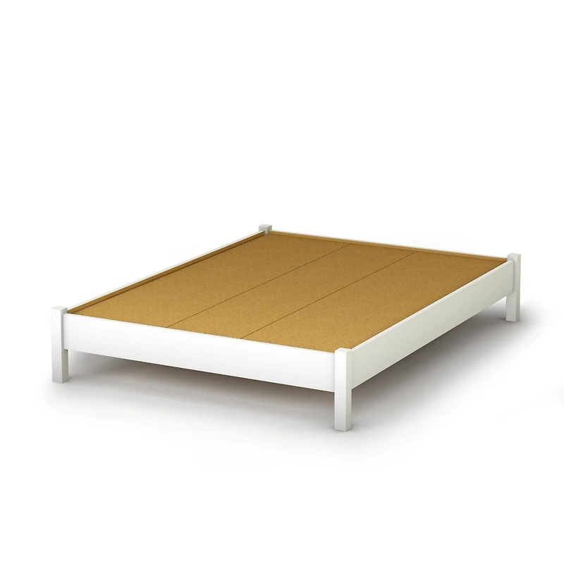 Step One Full Platform Bed - White