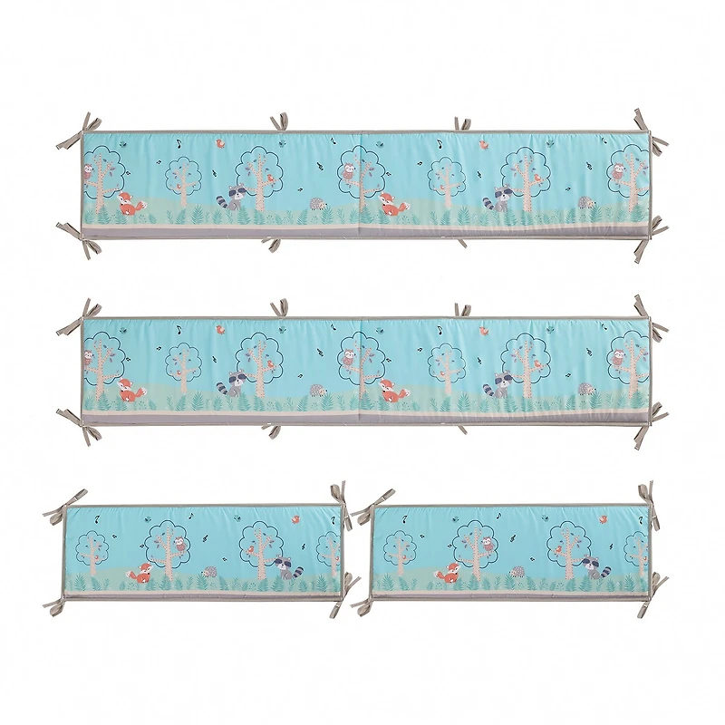 5-Piece Newborn Crib Bedding Set - Owls