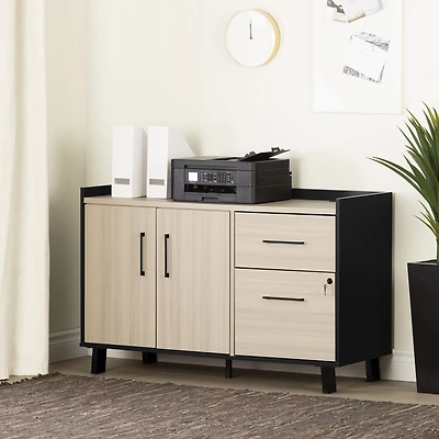 South Shore Furniture Kozack 2-Drawer Credenza with Doors