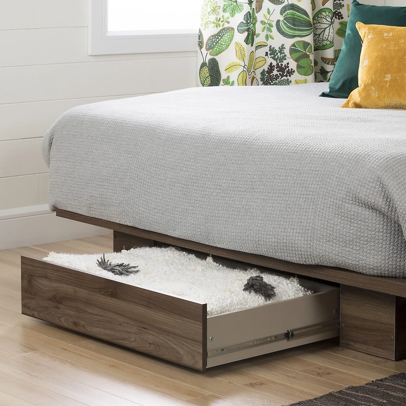 Holland Queen Platform Bed with Drawer