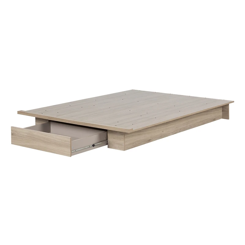 Primo Queen Platform Bed with Drawer