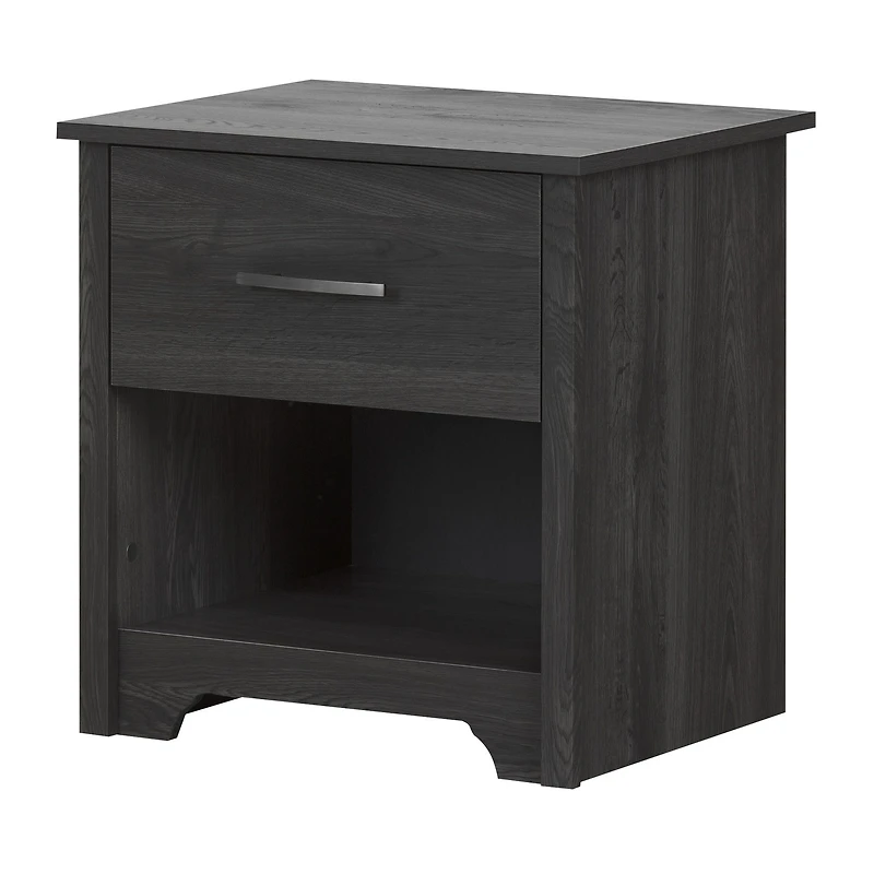 Fusion 1-Drawer Nightstand With Storage