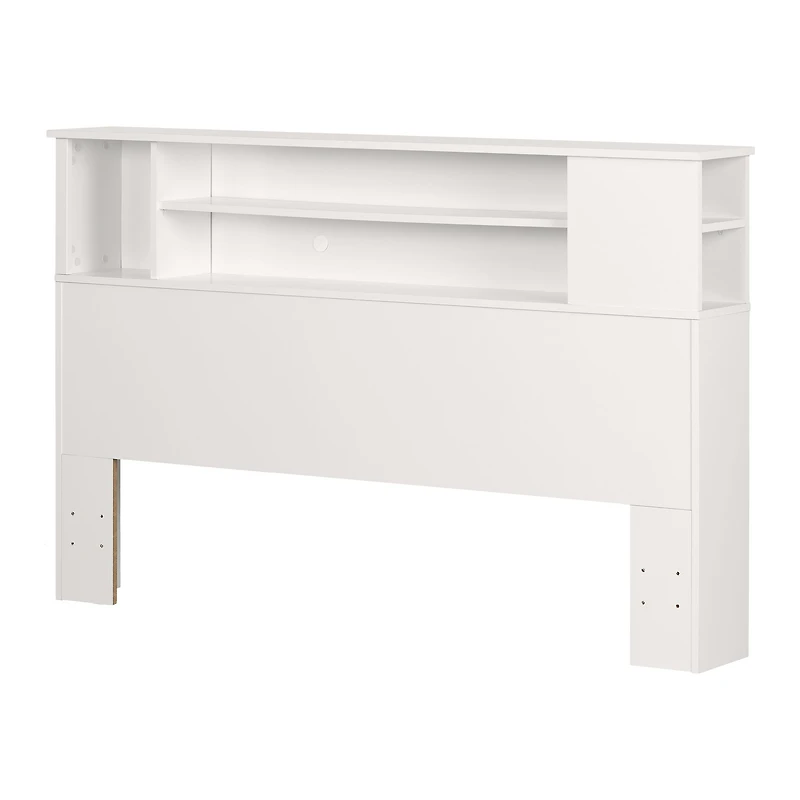 Venus Full/Queen Bookcase Headboard Pure White