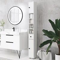 Armoire de salle de bain haute 71 po