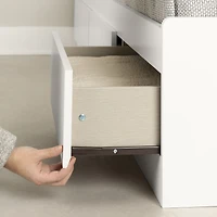 Reevo Twin Mates Bed With Bookcase Headboard Set