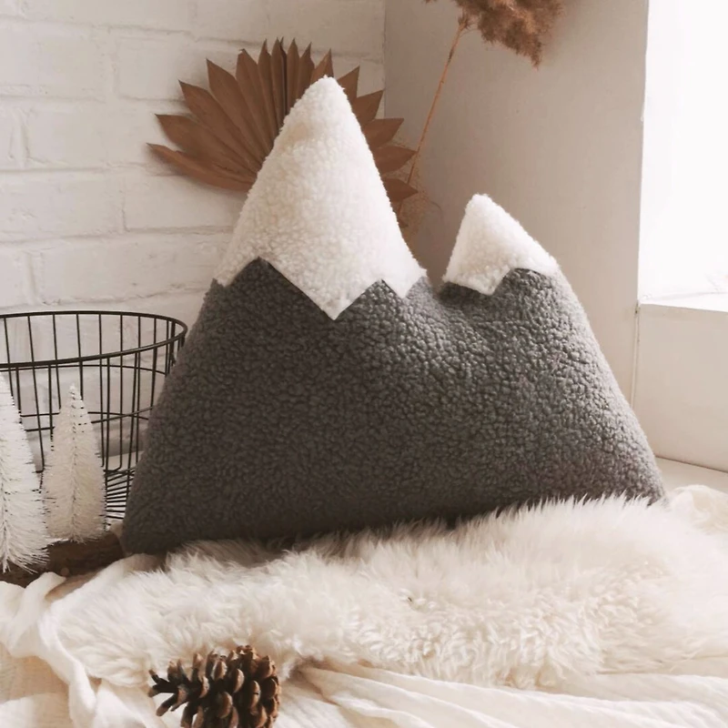 Mountain Pillow - Grey