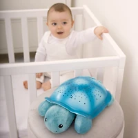 Twinkling Twilight Turtle™ Night Light - Aqua