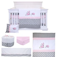 7-Piece Bedding Set - Polka Dots and Fox