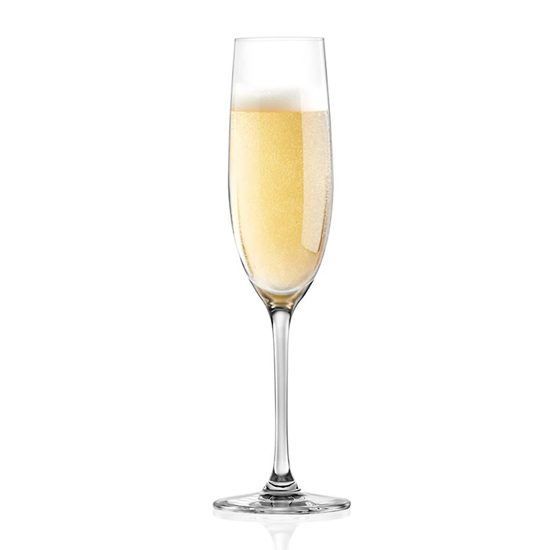 Bliss Champagne Glasses, Set of 6 - 6oz
