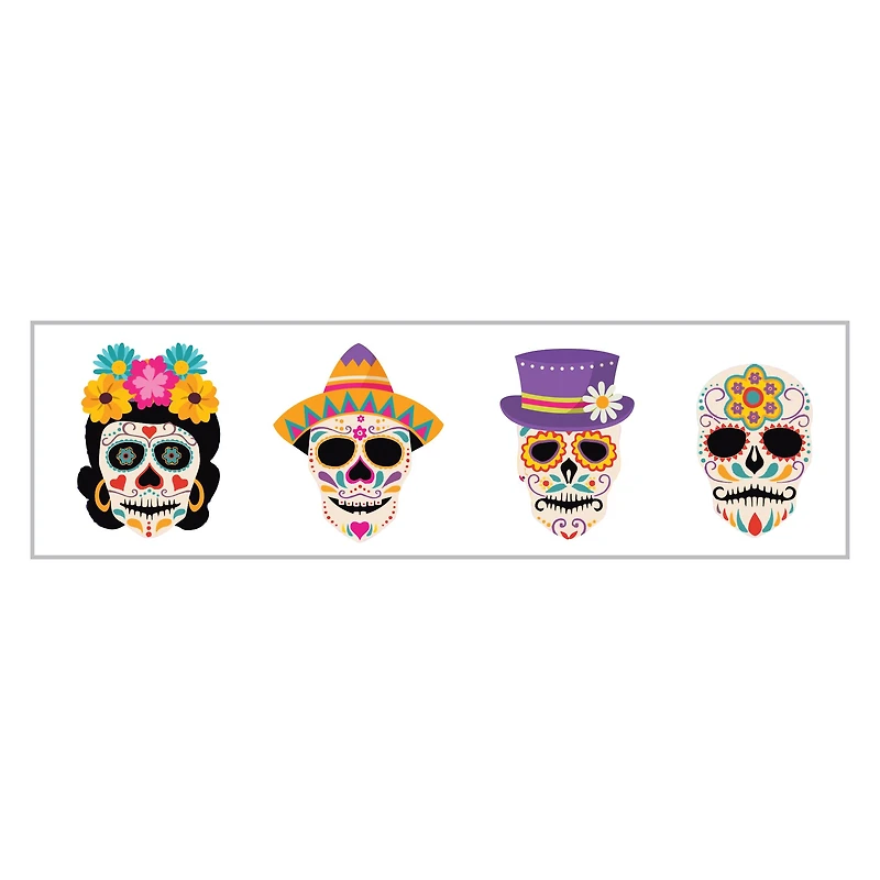 Day of the Dead Verres à eau, ensemble de 6 - 10,25 oz
