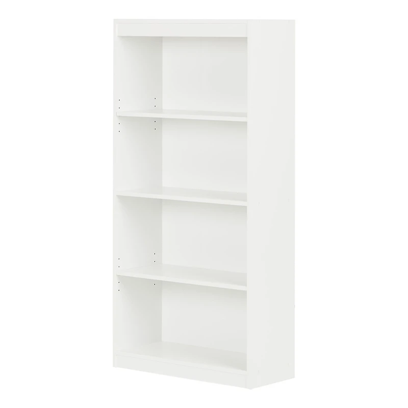 Axess 4-Shelf Bookcase - White