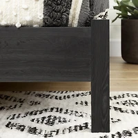 Step One Queen Platform Bed - Grey Oak