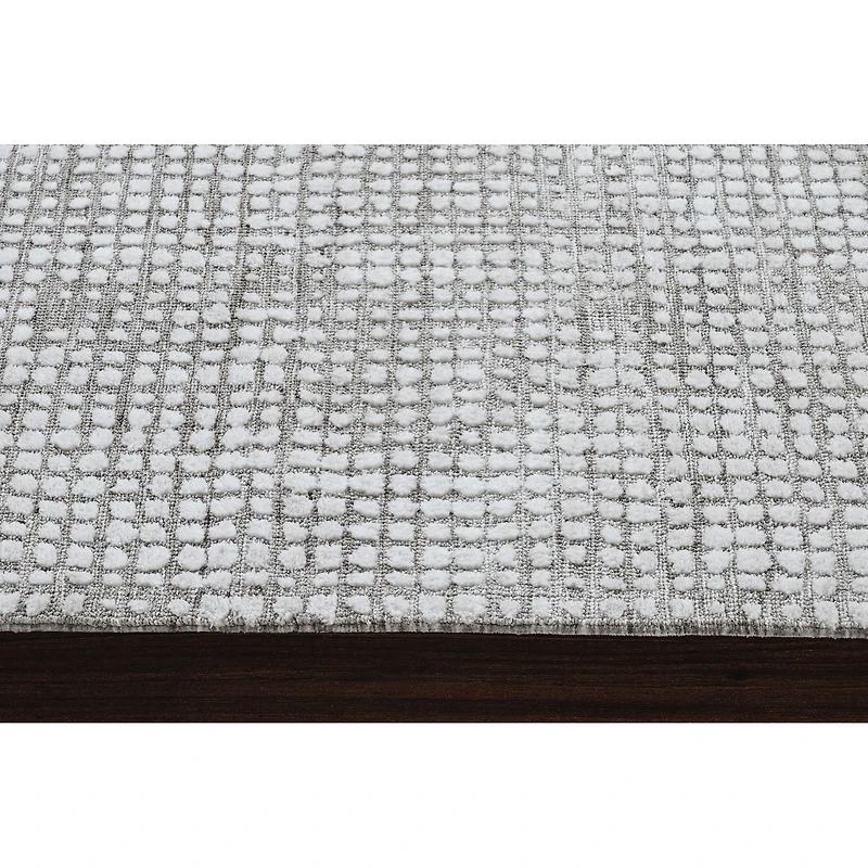 Tapis ivoire et taupe « Hazel »