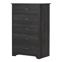 Fusion 5-Drawer Chest - Grey