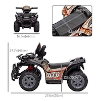 Voiture tout-terrain 4 roues 6 V pour enfants à chevaucher