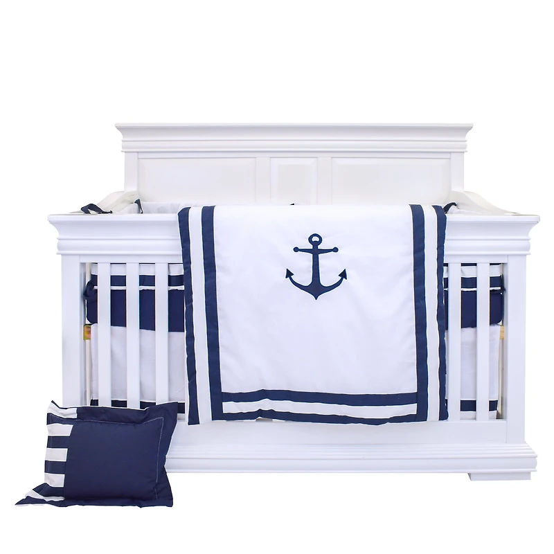 7-Piece Baby Bedding Set - Anchor