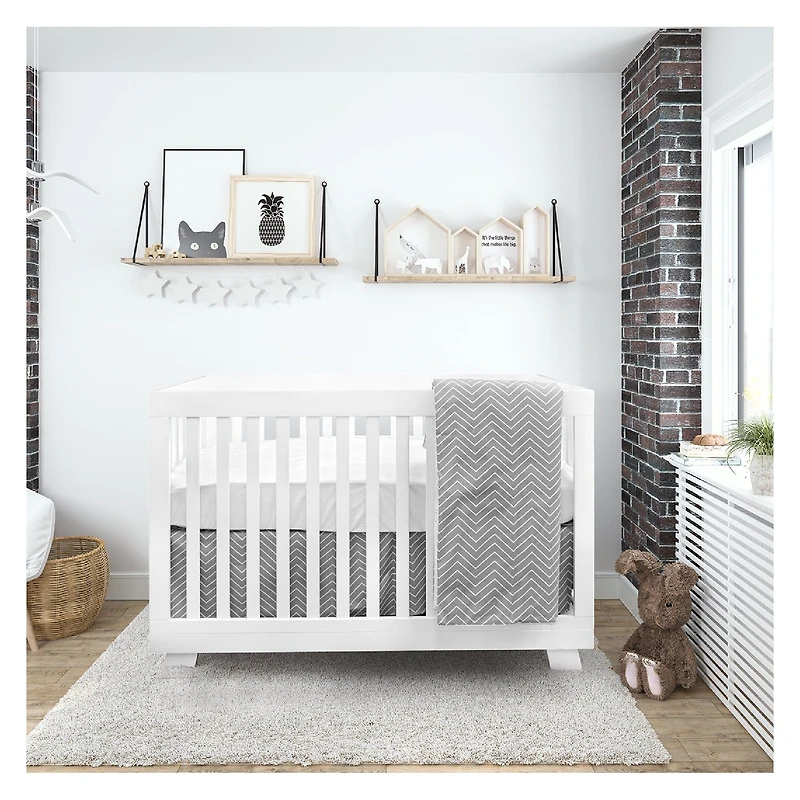4-Piece Cozy Crib Bedding Set