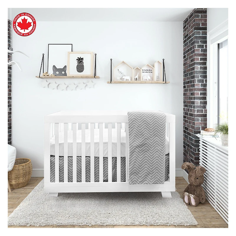 4-Piece Cozy Crib Bedding Set