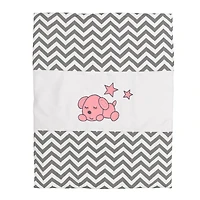 7-Piece Bedding Set  Sleepy Puppy - Pink