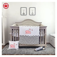 Ensemble de literie 7 pièces Chiot endormi - Rose