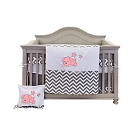 Ensemble de literie 7 pièces Chiot endormi - Rose