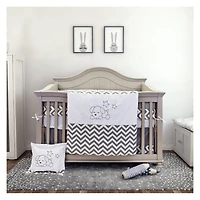 Ensemble de literie 7 pièces Chiot endormi - Gris