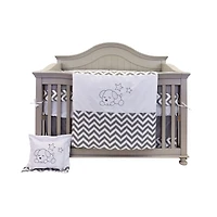 Ensemble de literie 7 pièces Chiot endormi - Gris