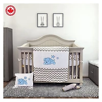 7-Piece Bedding Set Sleepy Puppy - Blue