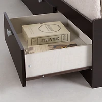 Spark Twin Mates Platform Storage Bed with 3 Drawers - Brown