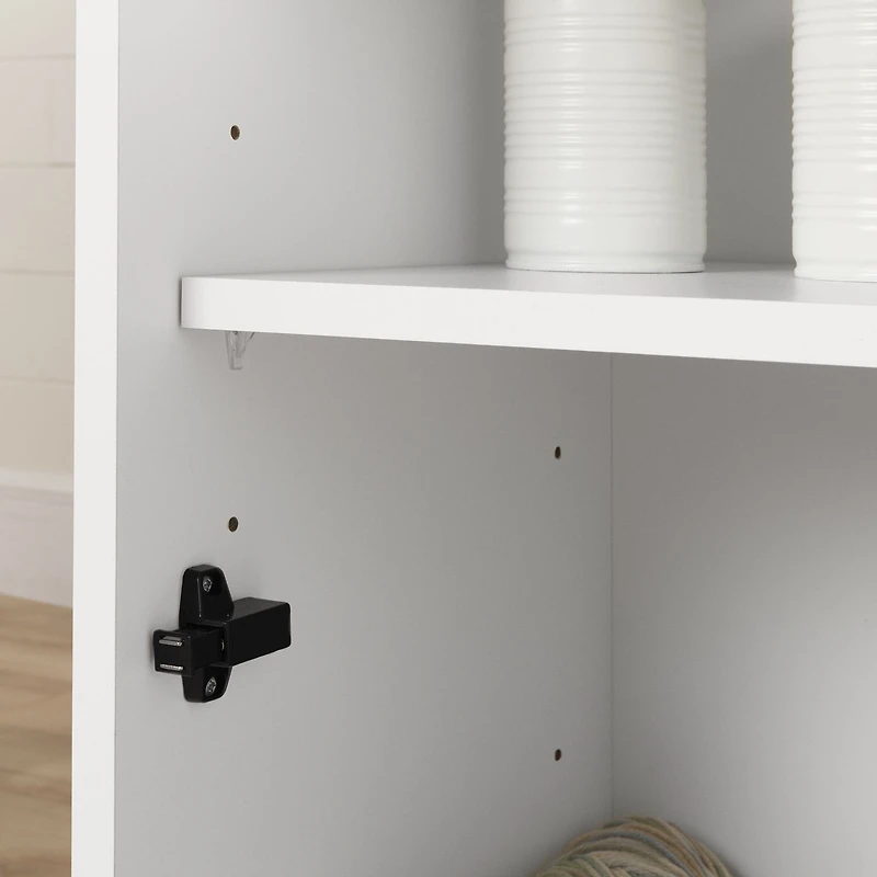 Carla Counter-Height Craft Table Pure White