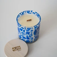 Flambette x Myriam Van Neste Candle - Wood sage & sea salt
