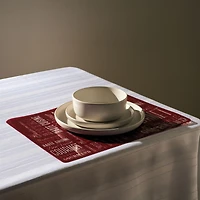 Bistro Placemat - Red