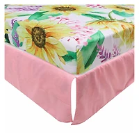 5-Piece Newborn Crib Bedding Set - Elephant & Sunflowers