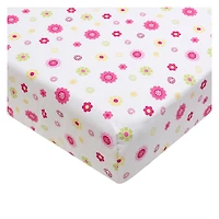 4-Piece Newborn Crib Bedding Set - Pink Giraffe