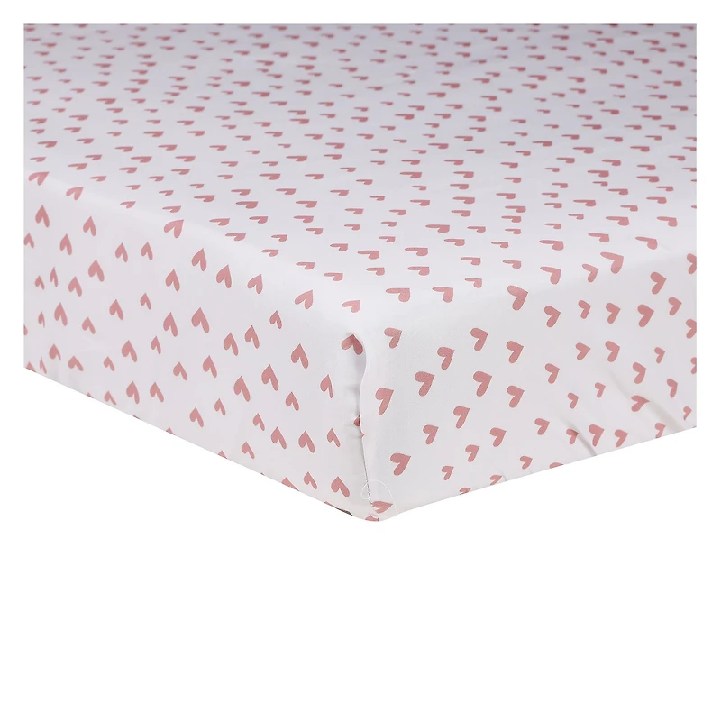 5-Piece Newborn Crib Bedding Set - Swan & Flowers