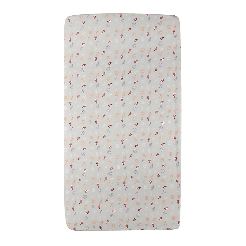 5-Piece Newborn Crib Bedding Set - Playful Elephant