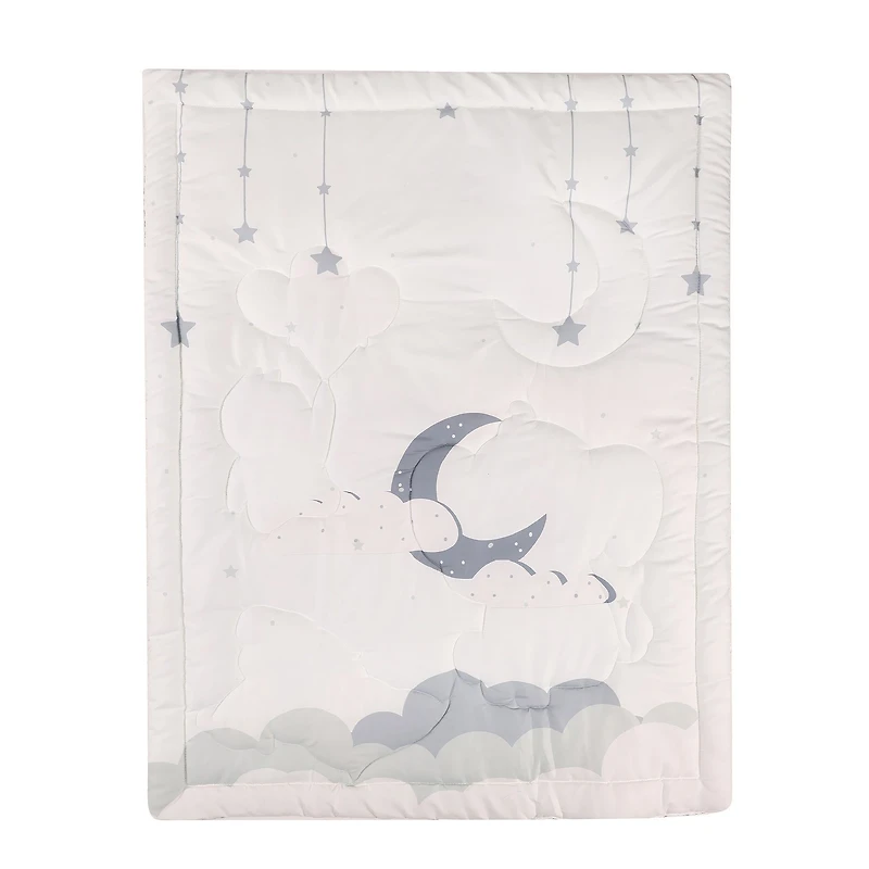 Ensemble de literie pour lit de bébé nouveau-né 5 pièces - Éléphant joueur